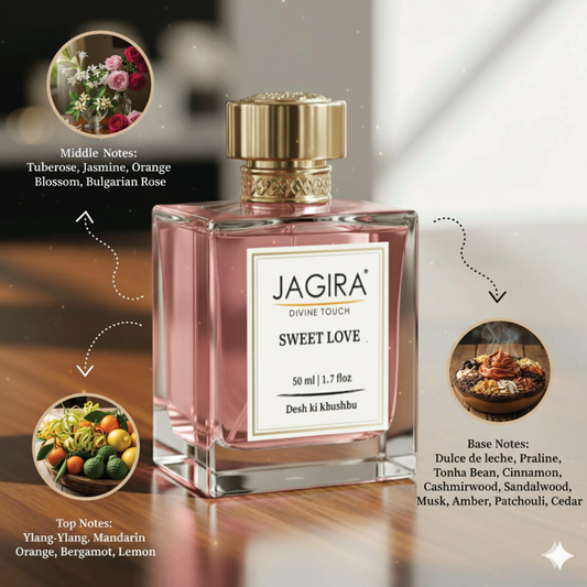 Jagira Sweet Love – Unisex Organic Perfume (50 ml)